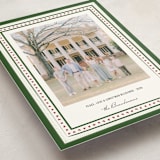 "Drawn Together in Blessings" - Holiday Cards in Wreath by Jacquie Foster - Detail