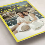 "Bright and Cheery" - Holiday Cards in Lemon by Jenna Holcomb - Detail