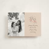 "Newlywed Toast" - Holiday Cards in Candied Grapefruit by Randi Cirelli - Front