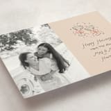 "Newlywed Toast" - Holiday Cards in Candied Grapefruit by Randi Cirelli - Detail