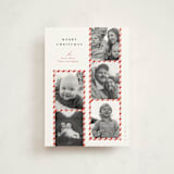 "Peppermint Strip" - Holiday Cards in Peppermint by Carrie ONeal - Front