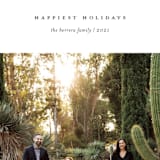 "Minimalist Panoramic" - Holiday Cards in Snowy by Kerry Doyle - Detail