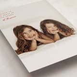 "Believe" - Holiday Cards in Cranberry by Heather Schertzer - Detail