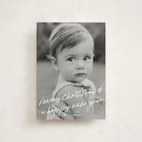 "Scrawled" - Holiday Cards in Icicle by Julia Hall - Front