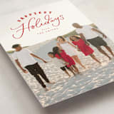 "Paisley" - Holiday Cards in Candied Apple by Everett Paper Goods - Detail