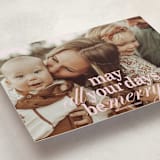 "All Merry Days" - Holiday Cards in Winter Rose by Baumbirdy - Detail