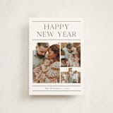 "Newsletter" - Holiday Cards in Cotton by Stacey Meacham - Front