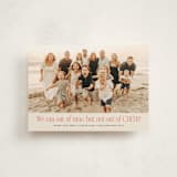 "Short on Time" - Holiday Cards in Eggnog by Erica Krystek - Front