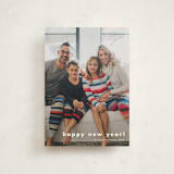 "Statement Year" - Holiday Cards in Snowball by Jessica Williams - Front