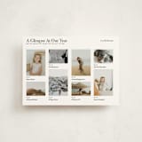 "a glimpsed year" - Holiday Cards in Pepper by Bramble Studio - Front