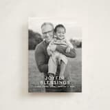 "Brightest Blessings" - Holiday Cards in Snow by Kristie Kern - Front