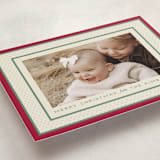 "Polka Dot Frame" - Holiday Cards in Stocking by Robert and Stella - Detail