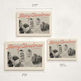 "Nostalgia" - Holiday Cards in Candy Cane by Ekko Studio - Formats Available