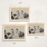 "Nostalgia" - Holiday Cards in Butterscotch by Ekko Studio - Formats Available