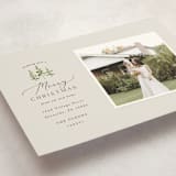 "little pines" - Holiday Cards in Slate by Everett Paper Goods - Detail