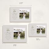 "little pines" - Holiday Cards in Slate by Everett Paper Goods - Formats Available