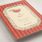 "Cheers To You" - Holiday Cards in Candy Cane by Susan Zinader - Detail