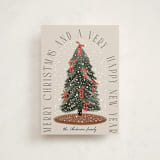 "Snowglobe" - Holiday Cards in Buttercream by Maja Cunningham - Front