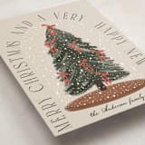 "Snowglobe" - Holiday Cards in Buttercream by Maja Cunningham - Detail