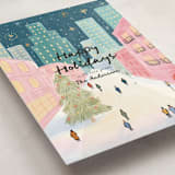 "City" - Holiday Cards in Evening by Elly - Detail