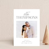 "Merry With Class" - Holiday Cards in Coal by Ashlee Townsend - Front