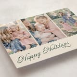 "jagged edge" - Holiday Cards in Pudding by Cass Loh - Detail