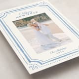 "Fine Frame" - Holiday Cards in Blue Jay by Melanie Kosuge - Detail