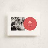 "Reindeer" - Holiday Cards in Berry by Annie Clark - Front