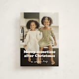 "Sometime" - Holiday Cards in Snowflake by Hudson meet Rose - Front