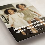 "Sometime" - Holiday Cards in Snowflake by Hudson meet Rose - Detail