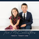 "Faith Love Family Border" - Holiday Cards in Twilight by Rebecca Rueth - Detail