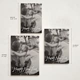 "Handwritten happy" - Holiday Cards in Penguin by Lea Delaveris - Formats Available