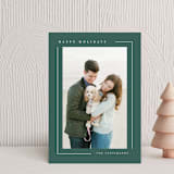 "Simply Serene" - Holiday Cards in Pine by Lauren Chism - Front