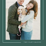 "Simply Serene" - Holiday Cards in Pine by Lauren Chism - Detail