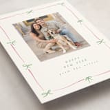 "Preppy Bow Border" - Holiday Cards in Candy by Susan Zinader - Detail