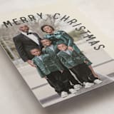 "Curve" - Holiday Cards in Eggnog by Brianne Larsen - Detail