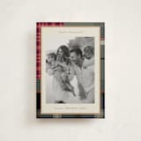 "Antiqued Plaid" - Holiday Cards in Rustic by Makewells - Front