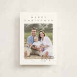 "Merry & Minimal" - Holiday Cards in Pinecone by Ekko Studio - Front