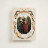 "Winter Ribbon" - Holiday Cards in Cinnamon by Elly - Front
