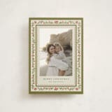 "Holiday Frame" - Holiday Cards in Persimmon by Chris Griffith - Front
