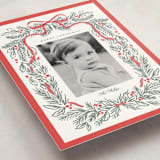 "Bough and Bow" - Holiday Cards in Candy Cane by Itsy Belle Studio - Detail