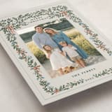 "Merriest Botanicals" - Holiday Cards in Snowberry by Angel Walker - Detail