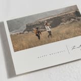 "Panoramic" - Holiday Cards in Charcoal by Leah Bisch - Detail