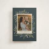 "Holly + Olive" - Holiday Cards in Juniper by Wildfield Paper Co - Front