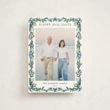 "traditional christmas" - Holiday Cards in Frosty Blue by Angel Walker - Front