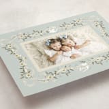 "Ribbon of Grace" - Holiday Cards in Blue Spruce by Ana de Sousa - Detail