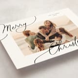 "Evoke" - Holiday Cards in Snow by Everett Paper Goods - Detail