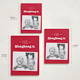 "Sleighing It" - Holiday Cards in Santa by Corinne Malesic - Formats Available