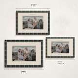 "Plaid Peace" - Holiday Cards in Wreath by Makewells - Formats Available