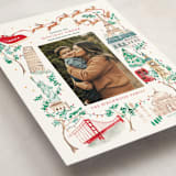 "Rockin' around the world" - Holiday Cards in Peppermint by Sarah Knight - Detail